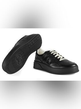 Gucci GG Embossed Leather Sneaker Size 10!